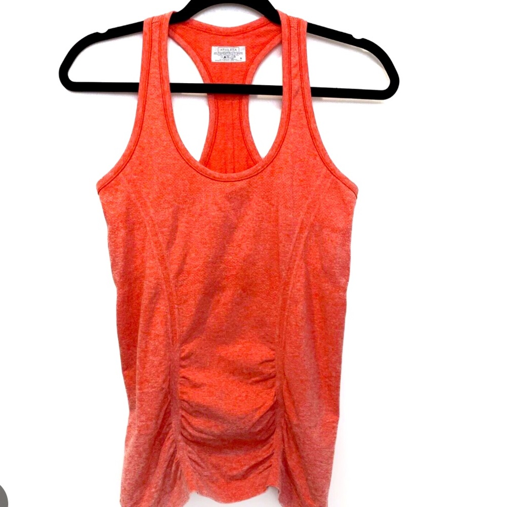 Athleta Sleeveless Ruched Fast Track Tank Top - great for Maternity or not!